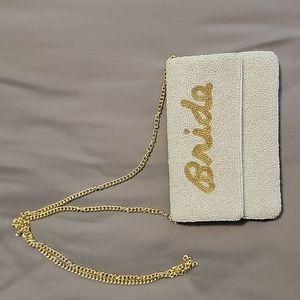 NWT Bride beaded clutch